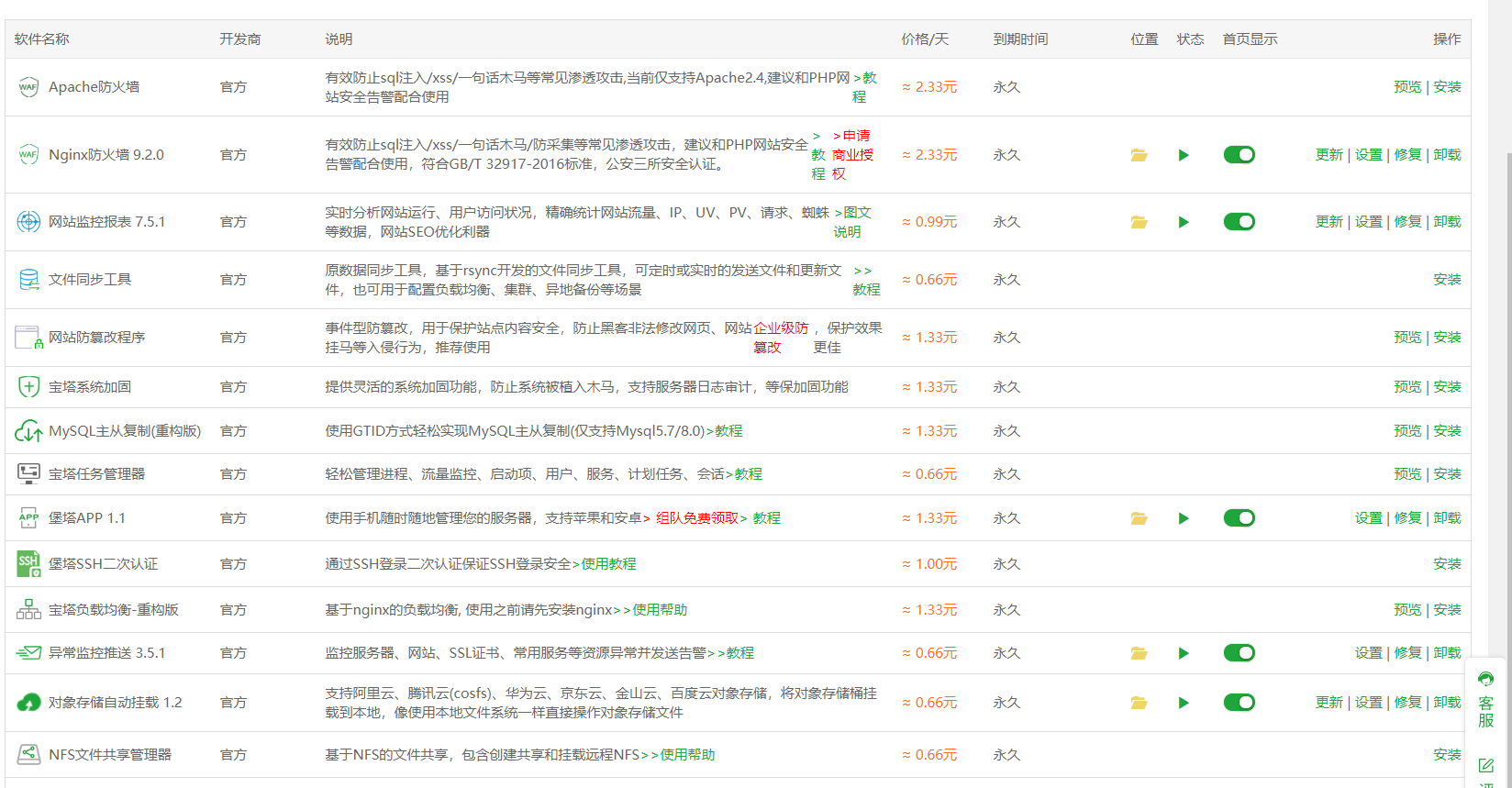 图片[3]-【限时活动】出宝塔（bt.cn）Linux系统专业版20台正版授权过户-轻刻年轮